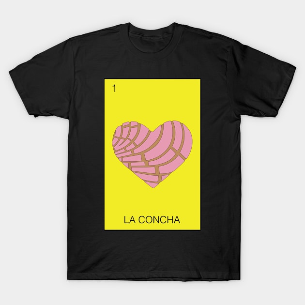 La Concha Mexican Bread Loteria Food Pan Dulce Mexicana Corazon Heart Classic Mar T-Shirt by Shirtsurf